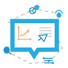 graph and mouse cursor marketing